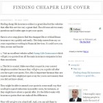 Cheap Life Insurance Screenshot (screenshot)