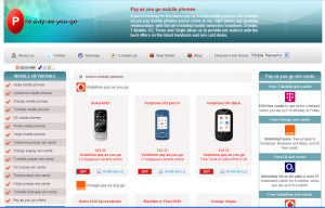 Pre Pay As You Go Screenshot